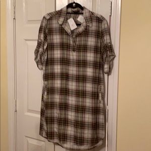Plaid stencil Dress